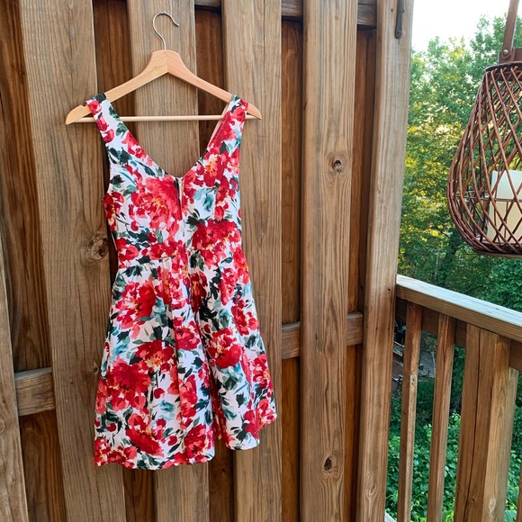 bailey blue Fit and Flare Floral Sundress - Picture 3 of 8